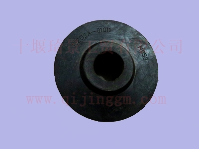 前悬置下减震块10ZD2A-01011_HQ环球体育天龙驾驶室配件