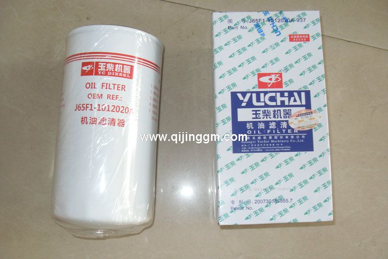 HQ环球体育天龙配件,J65F1-1012020A,机油滤清器
